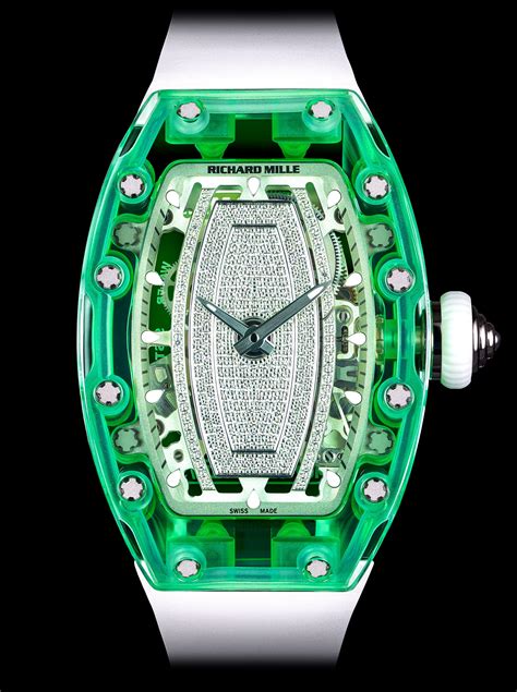 richard mille green sapphire rm 07-02|Richard Mille transparent.